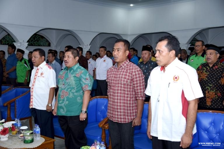 Ketua KONI, Syaukani, Dandim 0303 Bengkalis Bupati dan ketua KONI Riau, H Emrizal Pakis